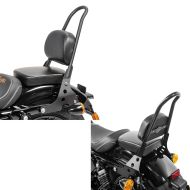Set: Sissy Bar CSM für Harley Sportster 04-20 schwarz + Sissybar Harley Sportster 04-20 Fast Rider-M schwarz_1