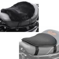 ,Set: Gel Seat Pad M Tourtecs Universal Comfort Seat + Cushion Seat Pad Sheepskin Tourtecs,, 32 x 10.63 inch,