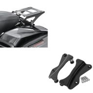 Set: Gepäckträger TP für Harley Touring 14-20 schwarz + 4-Punkt-Montagekit für Harley Touring 14-20 schwarz_1