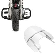 Set: Windschild Harley Davidson Softail 00-17 abnehmbar + Sturzbügel für Harley Davidson Softail 2000-2017 Mustache schwarz_1