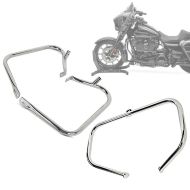 Set: Engine Guard fits for Harley Davidson Touring 97-08 Craftride TR1 chrome + Saddlebag Guard fits for Harley Davidson Touring 97-08 Craftride