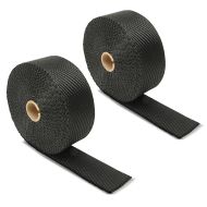 2x Exhaust wrap for motorbike Craftride Heat shield tape 49.21 ft black Discount Set