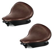 2x Solo Rider Spring Seat with Base Plate SG10 brown Discount Set