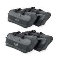 2x Innentasche Seitenkoffer für Harley Street Glide Special 15-21 Craftride 19Ltr schwarz Spar-Set_1