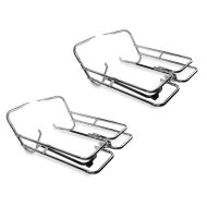 2x Saddlebag Support Twin Rail fits for Harley Davidson Touring 97-08 rear guard Craftride Set Discount