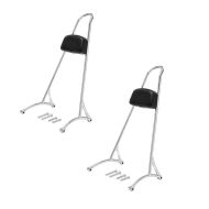 2x Sissy Bar Tall fits for Harley Davidson Sportster 04-20 Craftride chrome Set Discount