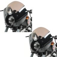 ,2x Gauntlet Fairing MG4 fits for Harley Davidson Dyna 95-05,, Sportster 88-16 1.54 inch fits fork Craftride Set Discount,