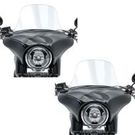 2x Windschild für Harley Sport Glide 18-21 Craftride L Windschutzscheibe klar Spar-Set_1