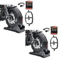 2x Set SW15 Vorderradhalterung Constands Easy Vario Fix und Fixiergurte Set schwarz Spar-Set_1