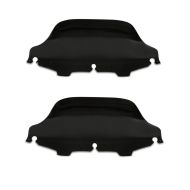 2x Windschild Wave 8" für Harley-Davidson Electra-Street Glide 96-13 schwarz Craftride Spar-Set_1