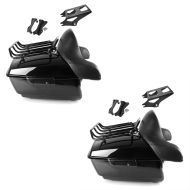 2x Topcase King NLB für Harley Davidson Touring 14-21 mit Docking Kit ohne Löcher Craftride Spar-Set_1