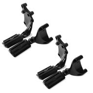 2x Sozius Fussrasten Set mit Halter für Harley Sportster Forty-Eight 48 14-20 BL1 Craftride Spar-Set_1