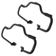 2x Sturzbügel für Harley Davidson Dyna Street Bob 06-17 Craftride Mustache schwarz Spar-Set_1