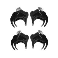 2x Windschild Klammern 39mm für Harley-Davidson Sportster 88-20 Dyna 91-05 schwarz Craftride Spar-Set_1