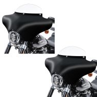 2x Batwing Fairing with windshield M for Cruisers and Bobbers MW26.25 ftatt-clear Craftride Discount Set