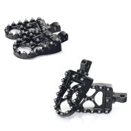 2x Fussrasten Craftride FP20 Fahrer und Sozius für Harley Davidson in schwarz Spar-Set_1