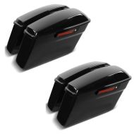 2x Seitenkoffer für Harley Davidson Touring Modelle 2014-2021 Craftride Black Latch Spar-Set_1