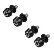2x Motorrad Prismabuchsen-Racingadapter Motea Assen M6 schwarz Spar-Set_1