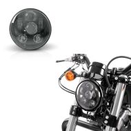 2x LED Scheinwerfer 5,75" Zoll (14,6cm) Universal Hauptscheinwerfer Craftride schwarz Spar-Set_1