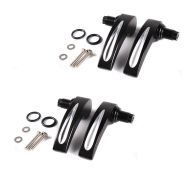 2x Deckelheber Hartschalenkoffer für Harley Davidson Touring 2014-2021 Craftride schwarz Spar-Set_1