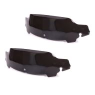 2x Windschild 5" für Harley-Davidson Electra-Street Glide 14-20 schwarz Craftride Spar-Set_1