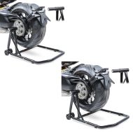 2x Einarm Montageständer für BMW R NineT Scrambler 16-20 Single CLassic-POM1 Einarmständer schwarz Spar-Set_1