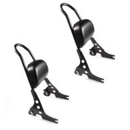 2x Sissybar Harley Street 750 / 500 15-20 Craftride Fast Rider-M schwarz Spar-Set_1