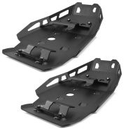 2x Motorschutz für BMW F 850 GS 18-21 Motoguard Aluminium Bugspoiler Unterbodenschutz schwarz Spar-Set_1