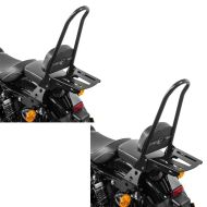 2x Sissybar Harley Sportster 04-20 Craftride Fast Rider-XL inkl. Gepäckträger schwarz Spar-Set_1