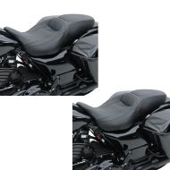 2x Sitzbank für Harley Davidson Touring 09-21 Komfortsitzbank Craftride RH4 schwarz Spar-Set_1