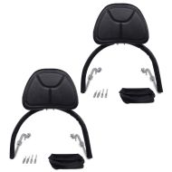 2x Fahrer Rückenlehne für Honda Goldwing GL 1800 01-16 Craftride Sissybar schwarz Spar-Set_1