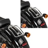 2x Gepäckträger für Harley Davidson Sportster Solo Rack Craftride chrom Spar-Set_1
