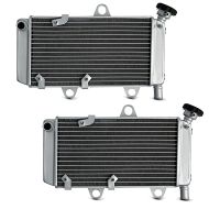 2x Ölkühler für Yamaha XT 660 R X 04-14 Radiator Kühler Zaddox silber Spar-Set_1