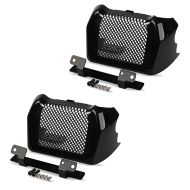 2x Ölkühler-Abdeckung für Harley-Davidson Road King/ Glide, Street Glide 17-21 Craftride Spar-Set_1