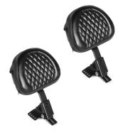 2x Fahrer Rückenlehne Diamond für Harley Davidson Touring 97-20 schwarz Craftride Spar-Set_1