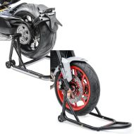 Set: Einarmständer Triumph Speed Triple / R 97-20 Montageständer + Montageständer Vorderrad mit gummierten Aufnahmen Motorradheber vorne_1