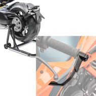 Set: Einarmständer KTM 1290 Super Duke / R 14-21 Montageständer Single-Cl + Hebelschützer Lever Guard Bremshebel Kupplung Hebelschutz X1 Schwarz_1
