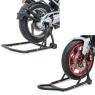 Set: swing arm paddock stand compatible with BMW R NineT 14-23 -Classic + paddock stand Front mat