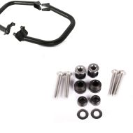 Set: Sturzbügel für Harley Street 750/ Rod 15-20 SR1 schwarz + Anbausatz Docking Hardware Kit für Harley Street 500/ 750 15-20_1