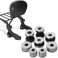 Set: Sissybar Harley Electra-Street-Road Glide, Road King 97-08 L + Anbausatz Docking Hardware Kit für Harley Touring Modelle 1997-2008_1