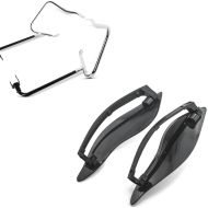 Set: Kofferträger für Harley Touring 14-21 mit Schutzbügel chrom + Seitlicher Windabweiser für Harley- Touring 14-21 schwarz_1