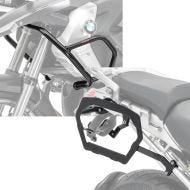 Set: Fairing Crash bar L compatible with BMW R 1200 GS 08-12 upper engine guard Motoguard + Pannier Rack compatible with BMW R 1200 GS 04-12 Bagtecs SLP for cases and saddlebags