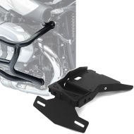 Set: Sturzbügel für BMW R NineT 14-21 Motoguard Schutzbügel + Kennzeichenhalter für BMW R NineT / Pure 14-21 Nummernschildhalter Zaddox NH1_1
