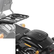 Set: Gepäckträger für Sissybar für Harley Breakout / Fat Boy / 114 18-21 schwarz Craftride + Gepäckträger für Harley Breakout / 114 18-20 Solo Rack L1 Gepäckbrücke Craftride_1