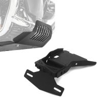 Set: Skid Plate compatible with BMW R NineT 14-23 Motoguard Aluminium Belly Pan Engine Guard Black + Number plate holder compatible with BMW R NineT / Pure 14-19 Tail Tidy Zaddox NH1