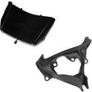 Set: Wasserkühler für Suzuki GSX-R 600 06-16 Radiator Kühler + Verkleidungshalter für Suzuki GSX-R 750 / 600 08-10 Verkleidungshalterung_1