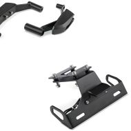 Set: Frame Sliders compatible with Kawasaki Z 900 17-24 Crash pads Motoguard RSC1 black + Number plate holder compatible with Kawasaki Z 900 17-24 Tail Tidy Zaddox NH1