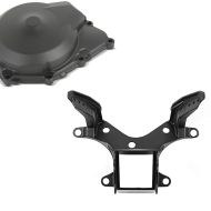 Set: Lichtmaschinendeckel für Yamaha YZF-R6 06-19 Limadeckel Motordeckel + Verkleidungshalter für Yamaha YZF-R6 08-15 Verkleidungshalterung_1