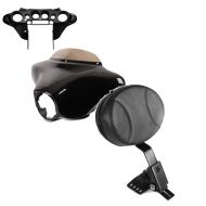 Set: Batwing Verkleidung Komplettset für Harley Electra Glide Ultra Classic 96-13 Craftride + Fahrer Rückenlehne Round für Harley Electra Glide Ultra Classic 97-16 Craftride_1