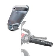 Set: Adapterplatte für ConStands Power Honda Hornet 600 07-13 + Lenkergriffe für Honda Hornet 900 / 600 Zaddox LG1 schwarz_1